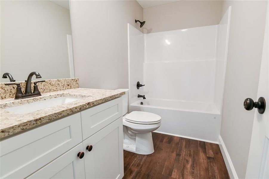 Furnished interior view inside a new home in , Dahlonega (Image 6).
