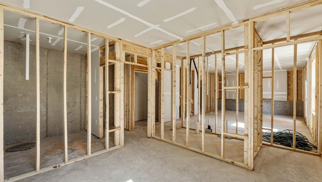 In-progress construction of a new home in Spring Ridge, Anderson, SC (Image 39).