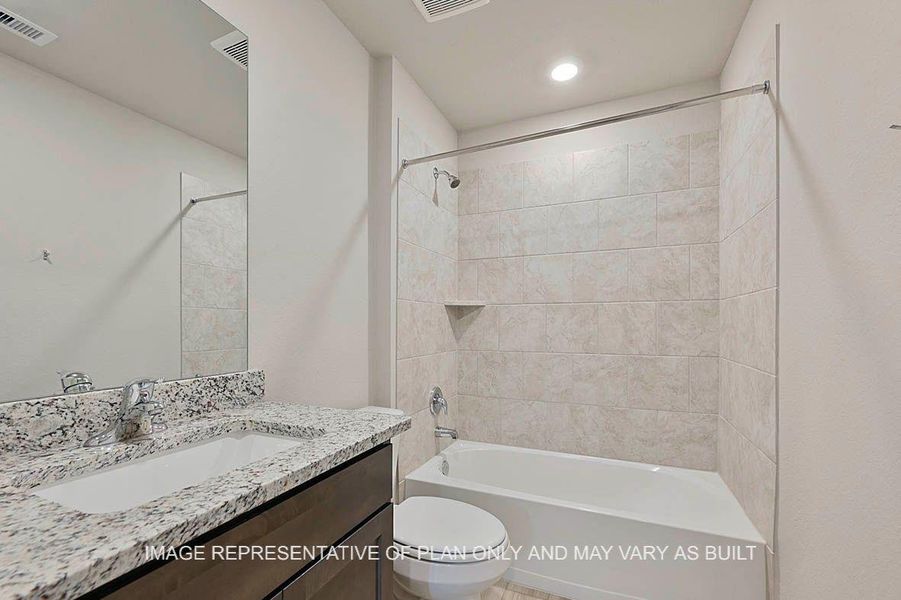 Furnished interior view inside a new home in Liberty Village, Brenham (Image 4). Furnished interior view inside a new home in Liberty Village, Brenham (Image 4).