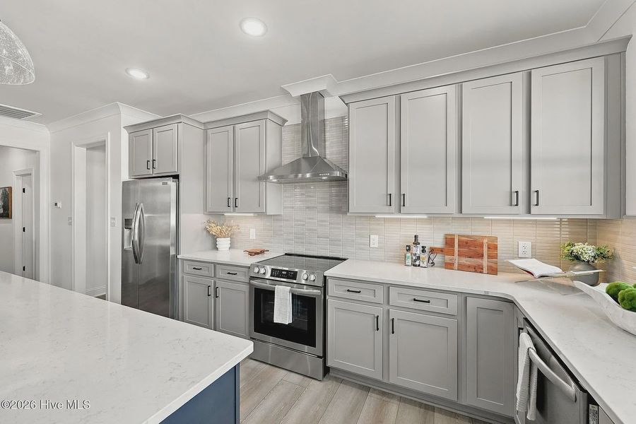 Furnished interior view inside a new home in Dixon Grove, Grimesland (Image 10).