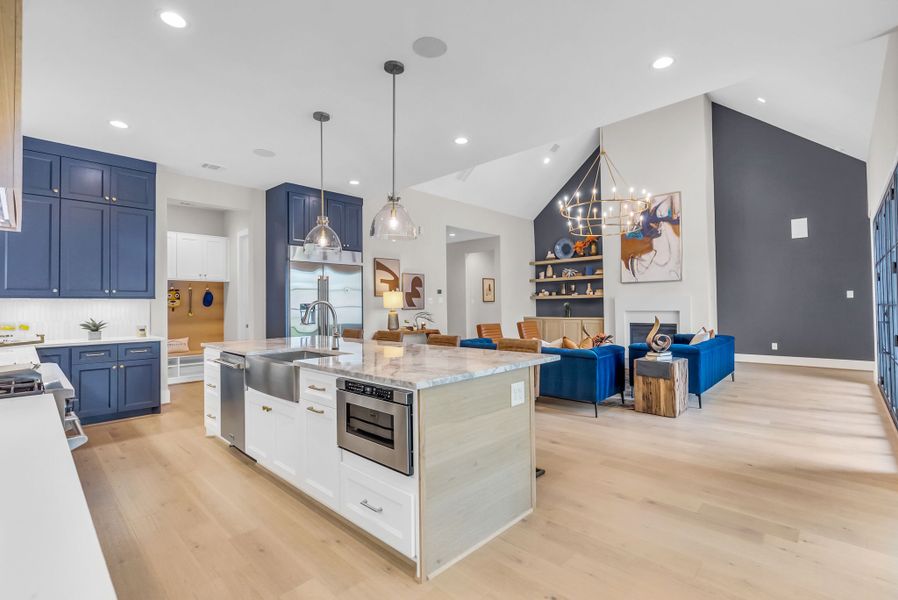 Furnished interior view inside a new home in ARTAVIA, Conroe (Image 7).