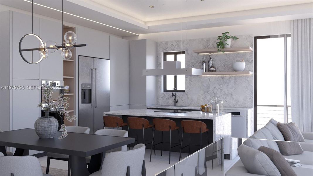 Furnished interior view inside a new home in , Oakland Park (Image 8).