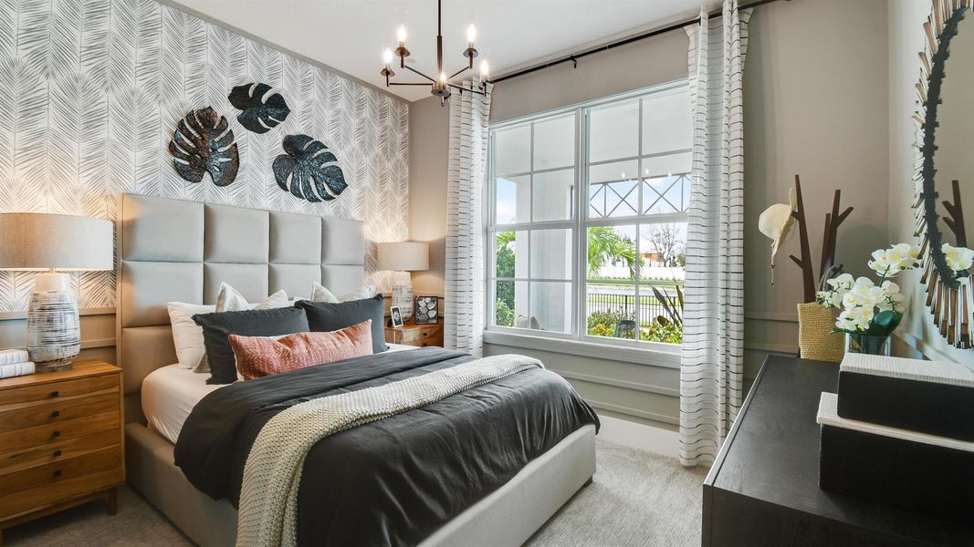 Furnished interior view inside a new home in Mosaic, Port St. Lucie (Image 25).