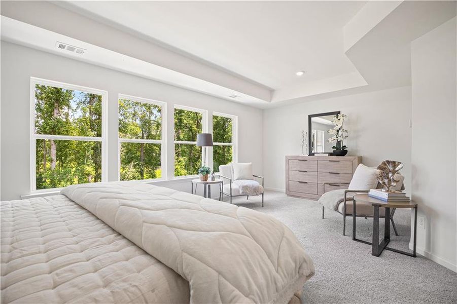 Furnished interior view inside a new home in Old Salem Crossing, Conyers (Image 17).
