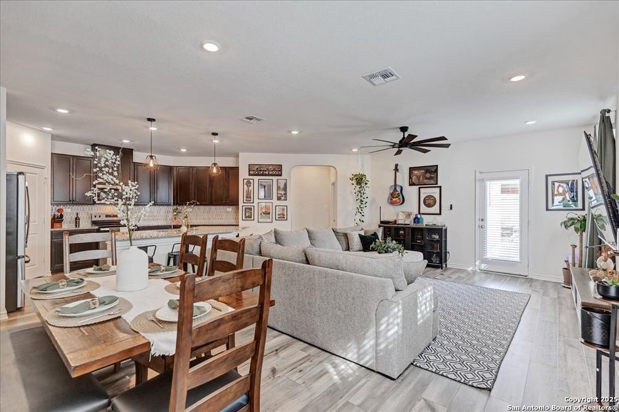 Furnished interior view inside a new home in , San Antonio (Image 18). Furnished interior view inside a new home in , San Antonio (Image 18).