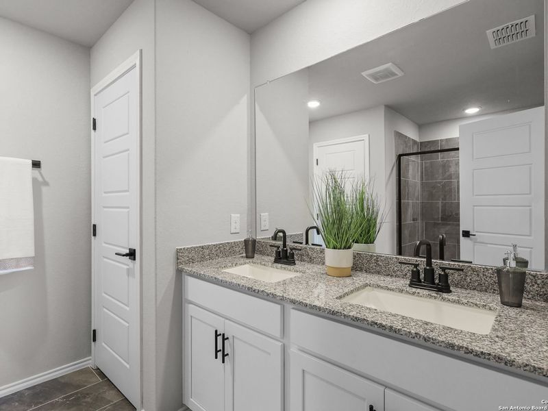 Furnished interior view inside a new home in Comanche Ridge, San Antonio (Image 21).