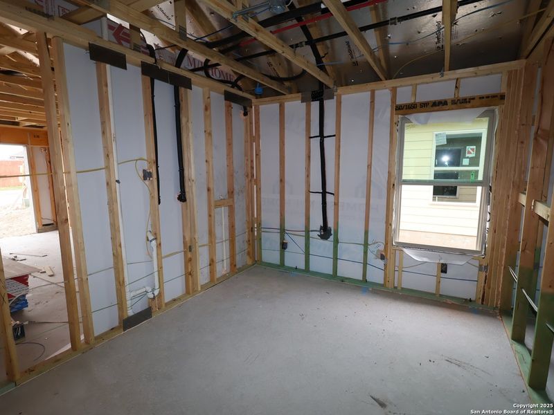 In-progress construction of a new home in Winding Brook, San Antonio, TX (Image 26).
