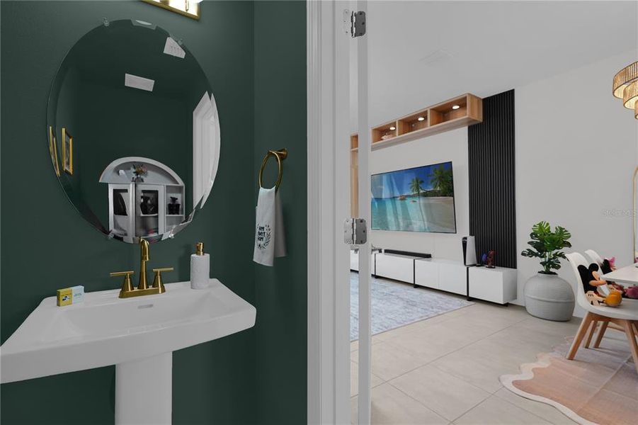 Furnished interior view inside a new home in , Kissimmee (Image 11).
