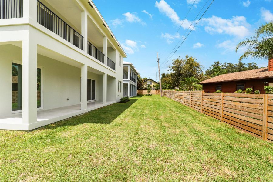 Exterior details and patio area of a home in , Jensen Beach (Image 28).