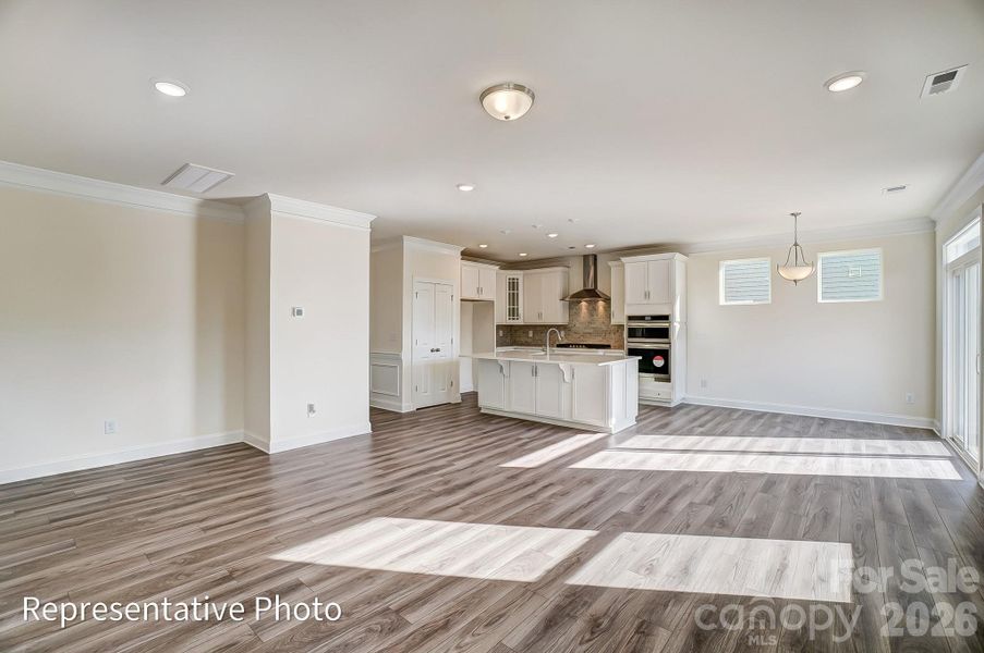 Spacious, unfurnished interior of a new home in Enclave at Riverdale, Huntersville (Image 21).