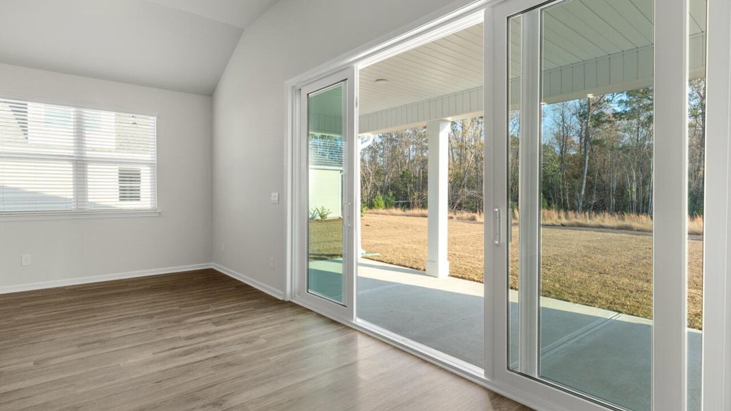 Representative unfurnished interior of a home built from the LITCHFIELD by D.R. Horton in Cedar Hill Landing, Navassa (Image 15).