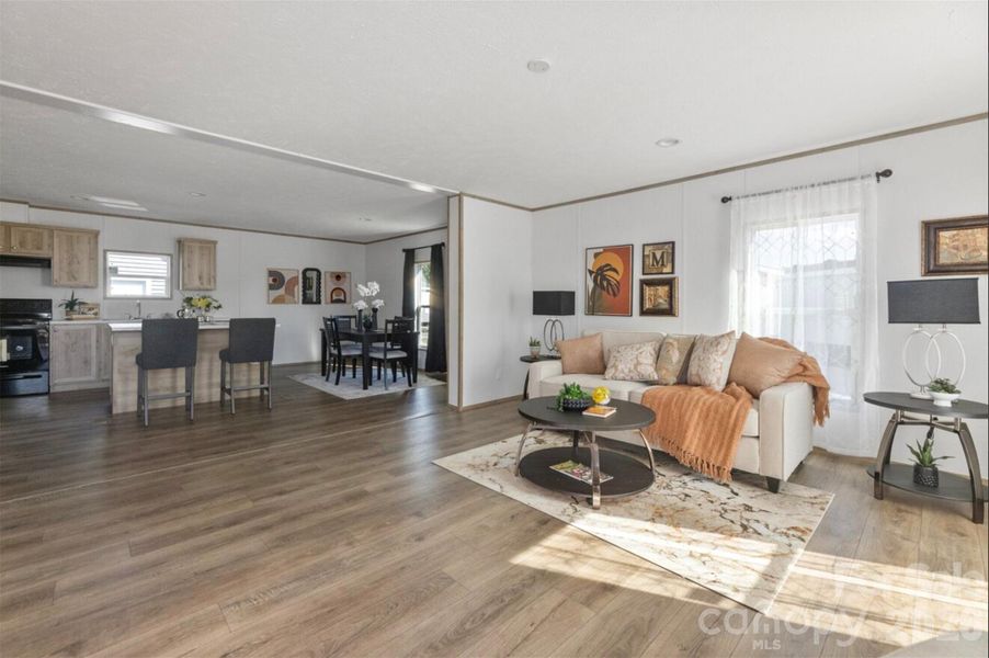Furnished interior view inside a new home in , Hays (Image 14).