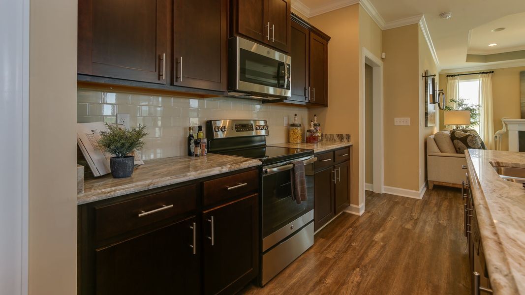 Representative furnished interior of a home built from the The Shorebreak by Chesapeake Homes in Bridgewater - Shorehaven Village, Little River (Image 5).