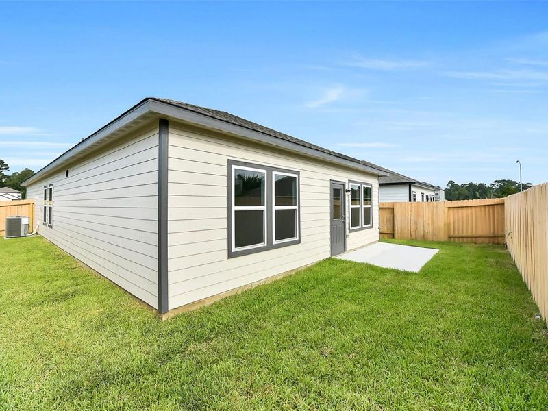 Exterior details and patio area of a home in The Villages at WestPointe, Dayton (Image 19).
