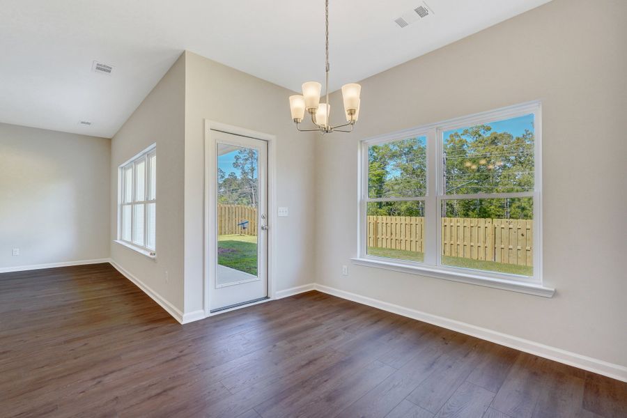 Spacious, unfurnished interior of a new home in Heritage at New Riverside, Bluffton (Image 24).