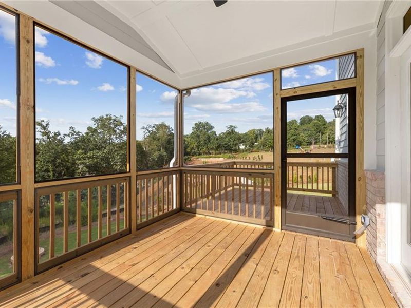 Exterior details and patio area of a home in Melody Lakeside Estates, Buford (Image 2).