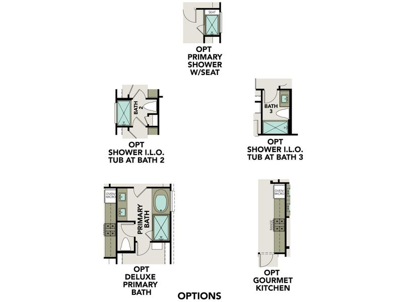 2D floor plan layout for the The Acadia A with 3-Car Garage by Davidson Homes LLC in River Ranch Meadows, Dayton, TX (Image 4). 2D floor plan layout for the The Acadia A with 3-Car Garage by Davidson Homes LLC in River Ranch Meadows, Dayton, TX (Image 4).