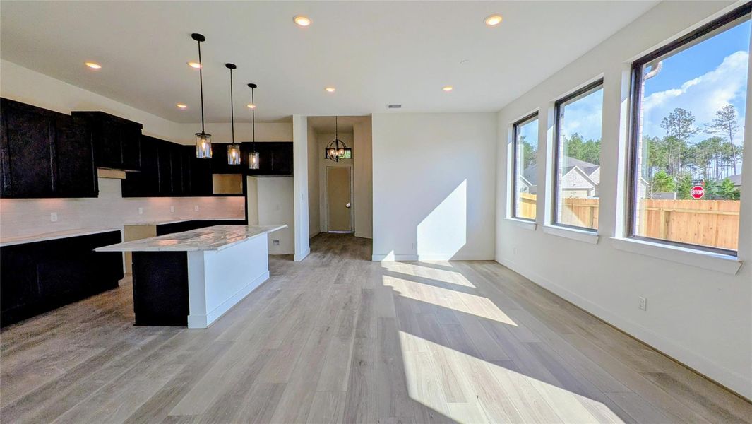 Furnished interior view inside a new home in Artavia, Conroe (Image 7).