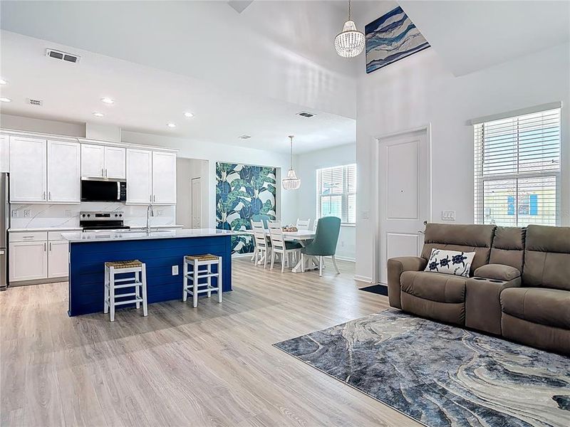 Furnished interior view inside a new home in , Daytona Beach (Image 7). Furnished interior view inside a new home in , Daytona Beach (Image 7).