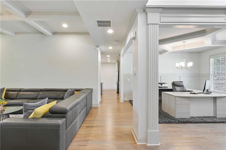 Furnished interior view inside a new home in , Auburn (Image 36).