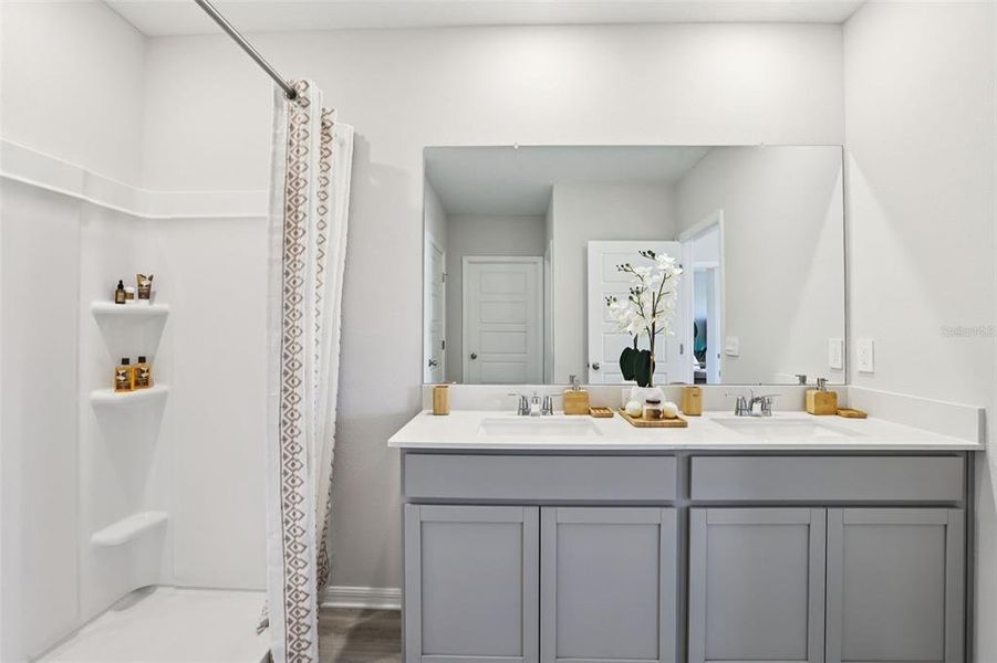 Furnished interior view inside a new home in , Lakeland (Image 20). Furnished interior view inside a new home in , Lakeland (Image 20).