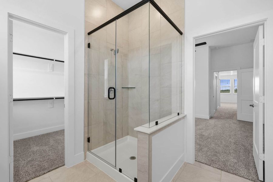 Furnished interior view inside a new home in Bridgeland, Cypress (Image 7).