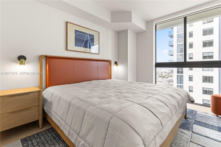 Furnished interior view inside a new home in , Miami (Image 14).