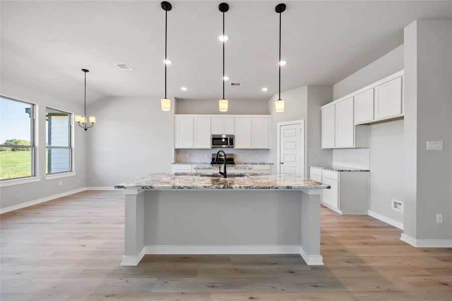 Furnished interior view inside a new home in Blue Heron Estates, Beasley (Image 11).