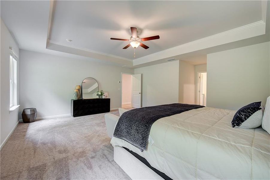 Furnished interior view inside a new home in Hamilton Lakes, Lawrenceville (Image 27).