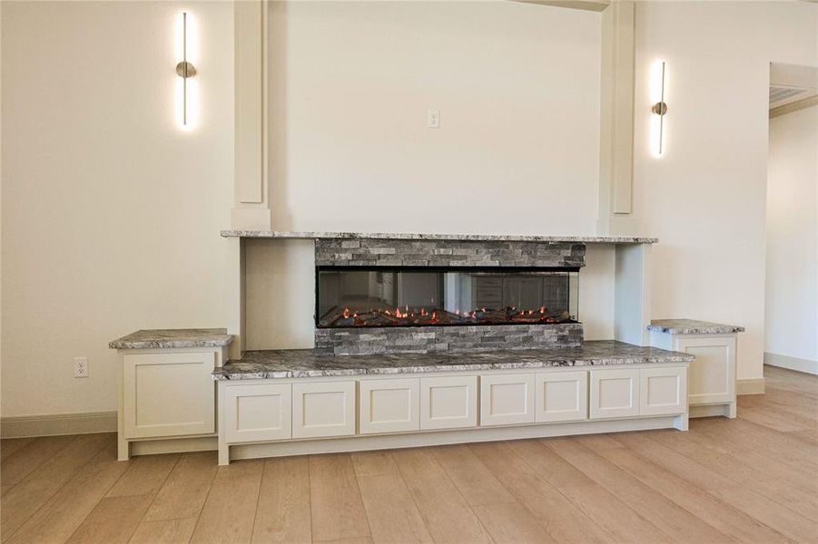 Furnished interior view inside a new home in , Abilene (Image 31).