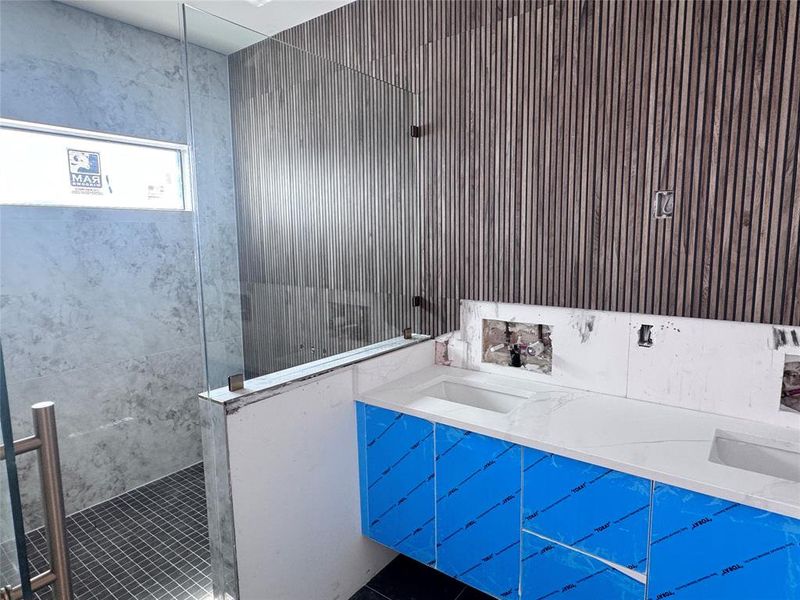 Furnished interior view inside a new home in , Stafford (Image 9).
