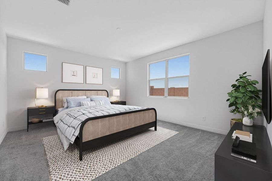 Furnished interior view inside a new home in Combs Ranch, San Tan Valley (Image 3).