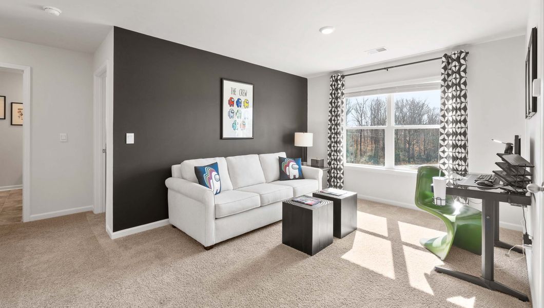 Furnished interior view inside a new home in Cascade Point, Seneca (Image 24). Furnished interior view inside a new home in Cascade Point, Seneca (Image 24).