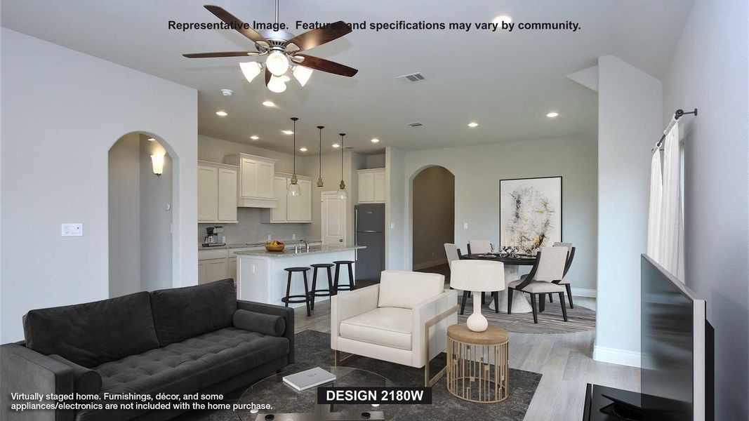 Furnished interior view inside a new home in Escondido, Magnolia (Image 5). Furnished interior view inside a new home in Escondido, Magnolia (Image 5).