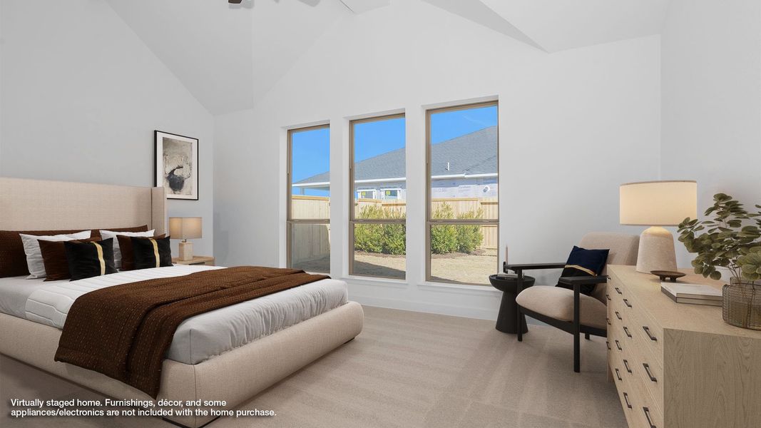Representative furnished interior of a home built from the 4016W by Perry Homes in Alsatian Oaks, Castroville (Image 4).