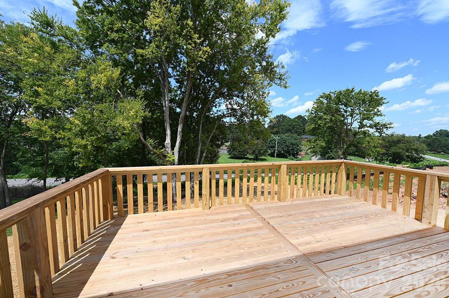 Exterior details and patio area of a home in , Hickory (Image 4).