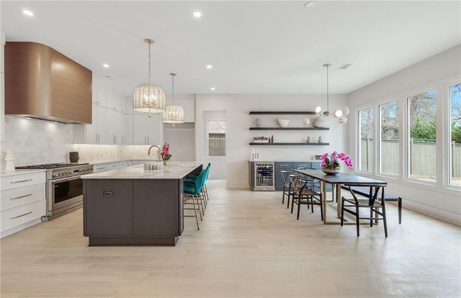 Furnished interior view inside a new home in , Atlanta (Image 32).