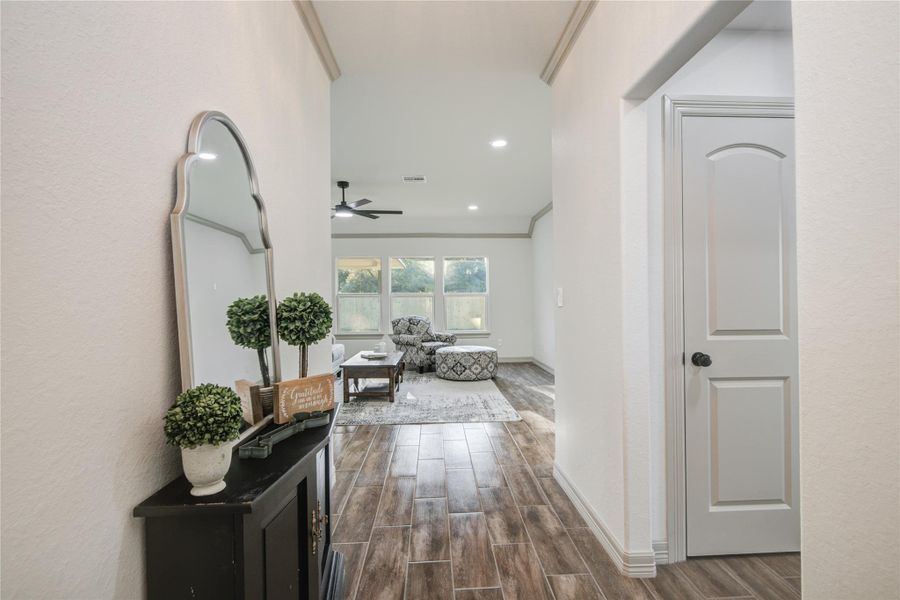 Furnished interior view inside a new home in , Lake Jackson (Image 14). Furnished interior view inside a new home in , Lake Jackson (Image 14).