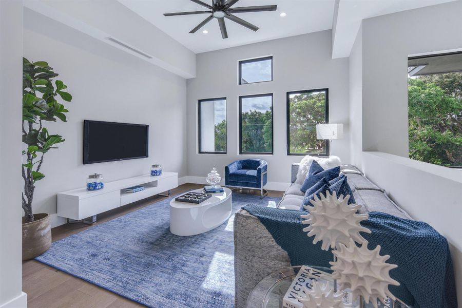 Furnished interior view inside a new home in , Boca Raton (Image 6). Furnished interior view inside a new home in , Boca Raton (Image 6).