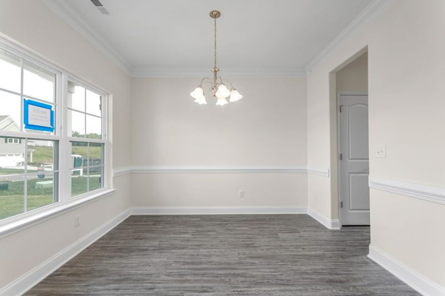 Representative unfurnished interior of a home built from the Jamestown by Keystone Homes NC in Royal Pines, Trinity (Image 25). Representative unfurnished interior of a home built from the Jamestown by Keystone Homes NC in Royal Pines, Trinity (Image 25).