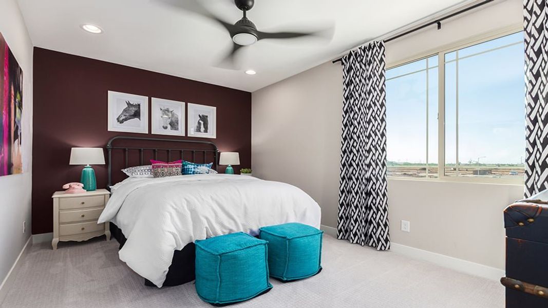 Representative furnished interior of a home built from the Pinnacle by Taylor Morrison in Paradisi Encore Collection, Surprise (Image 27).