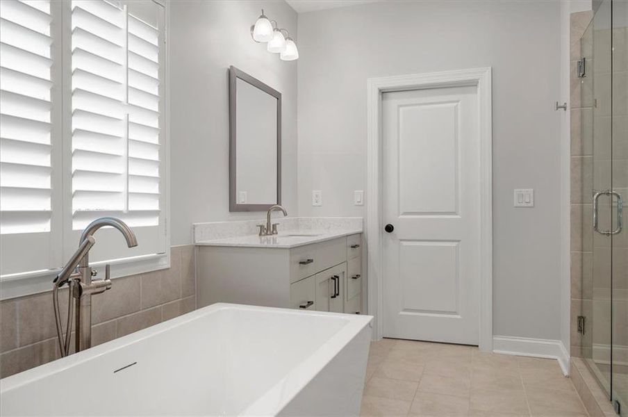 Furnished interior view inside a new home in , Cumming (Image 12).