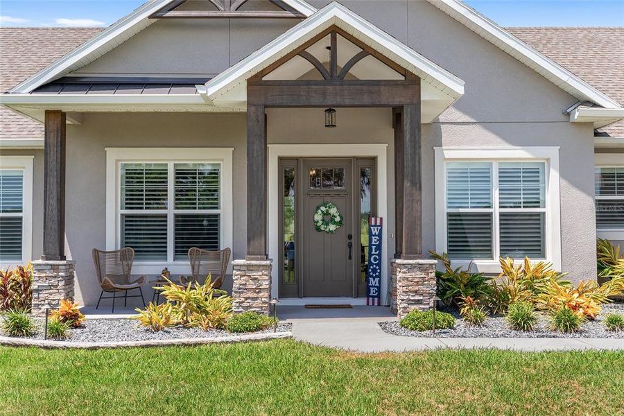 Front exterior of a new home in , Oxford, FL, highlighting curb appeal (Image 20).