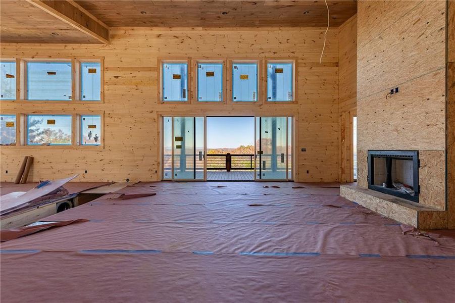 In-progress construction of a new home in , Blue Ridge, GA (Image 28).