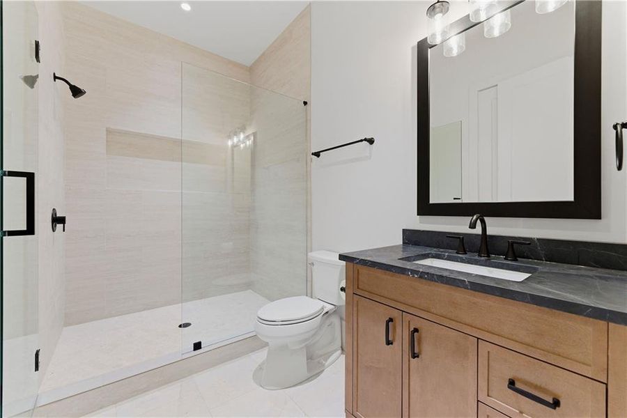 Furnished interior view inside a new home in , Atlanta (Image 35).