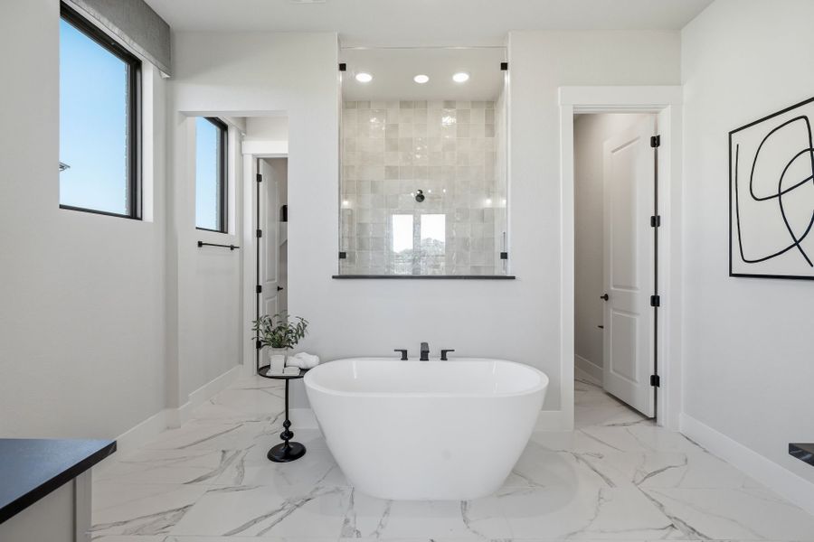 Representative furnished interior of a home built from the Gillett by Pulte Homes in Corley Farms, Boerne (Image 10).