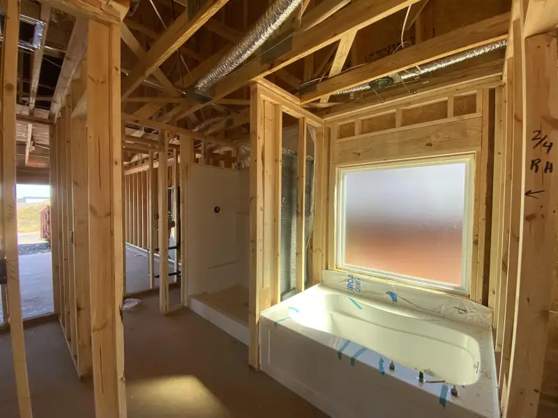 In-progress construction of a new home in Huckleberry Cove, Chesnee, SC (Image 8).