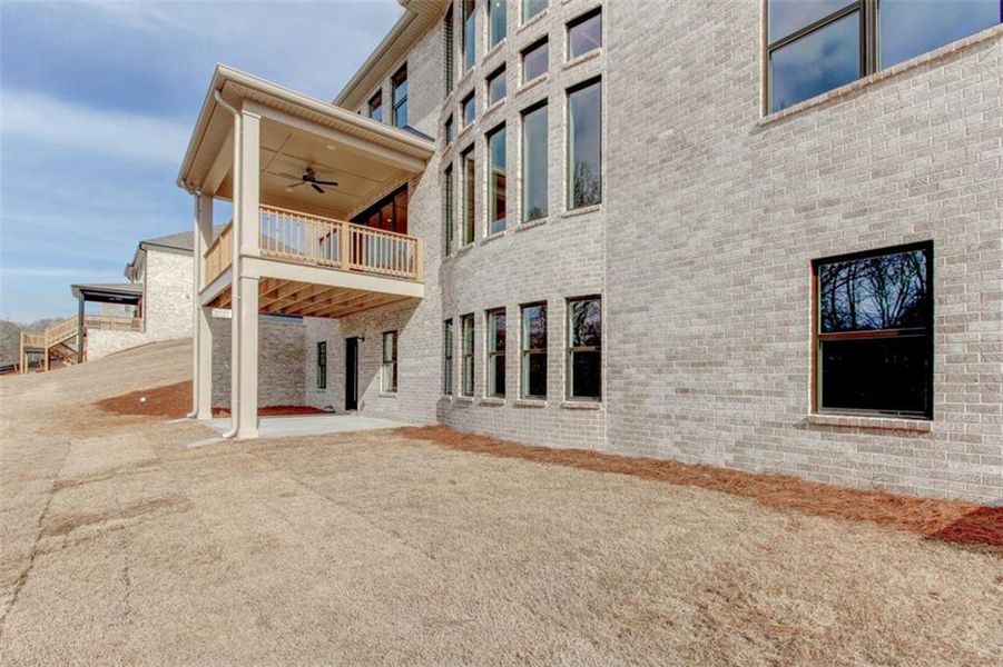 Exterior details and patio area of a home in , Conyers (Image 3).