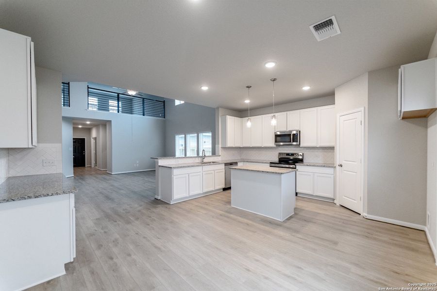 Furnished interior view inside a new home in Cloud Country, New Braunfels (Image 2).