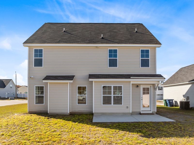 Exterior details and patio area of a home in Arbor Hills South, Greenville (Image 21).